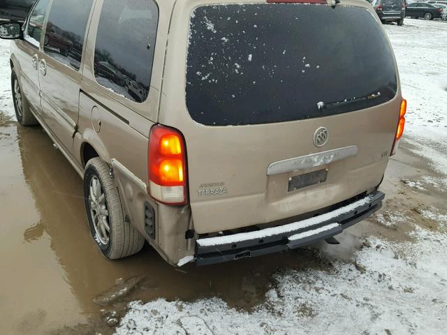 5GADV33LX5D259431 - 2005 BUICK TERRAZA CX TAN photo 9