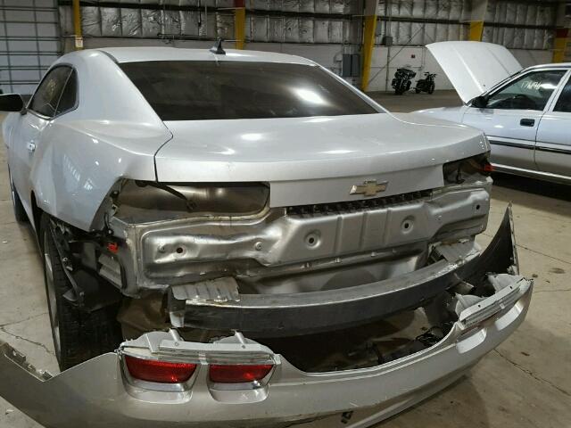 2G1FB1EV5A9174113 - 2010 CHEVROLET CAMARO LT SILVER photo 9