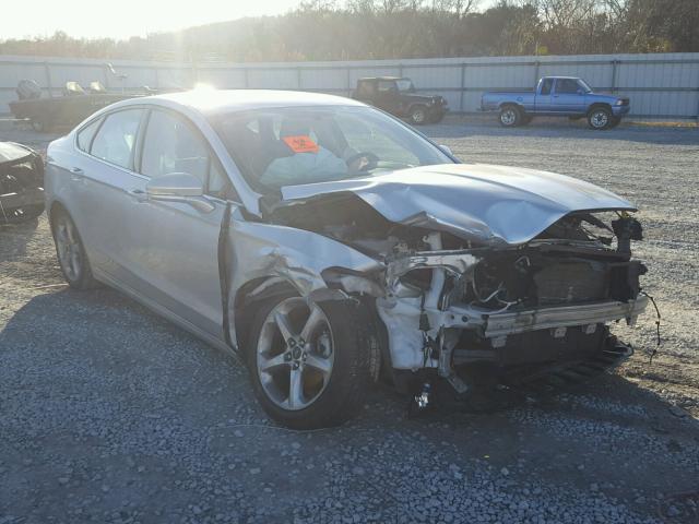 3FA6P0HD5ER265281 - 2014 FORD FUSION SE SILVER photo 1