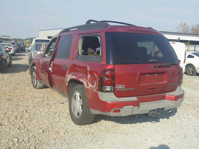 1GNET16S236125263 - 2003 CHEVROLET TRAILBLAZE RED photo 3