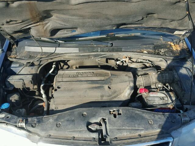 5FNRL18923B040464 - 2003 HONDA ODYSSEY EX BLUE photo 7