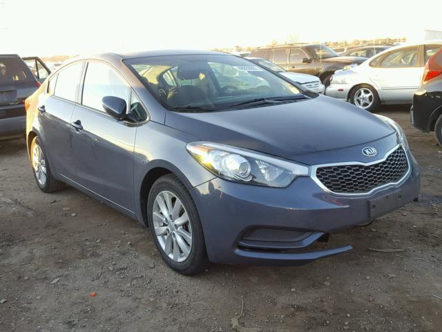 KNAFX4A6XG5468022 - 2016 KIA FORTE LX GRAY photo 1