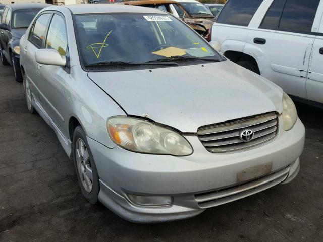 1NXBR32E33Z014718 - 2003 TOYOTA COROLLA CE SILVER photo 1