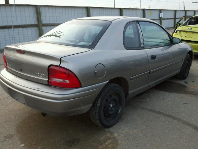 1B3ES42C9WD673855 - 1998 DODGE NEON HIGHL GOLD photo 4