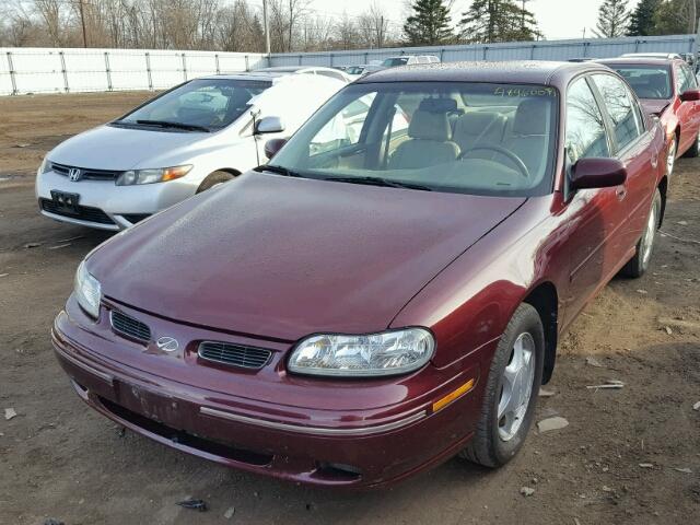 1G3NG52M3W6336410 - 1998 OLDSMOBILE CUTLASS GL 栗色 照片 2