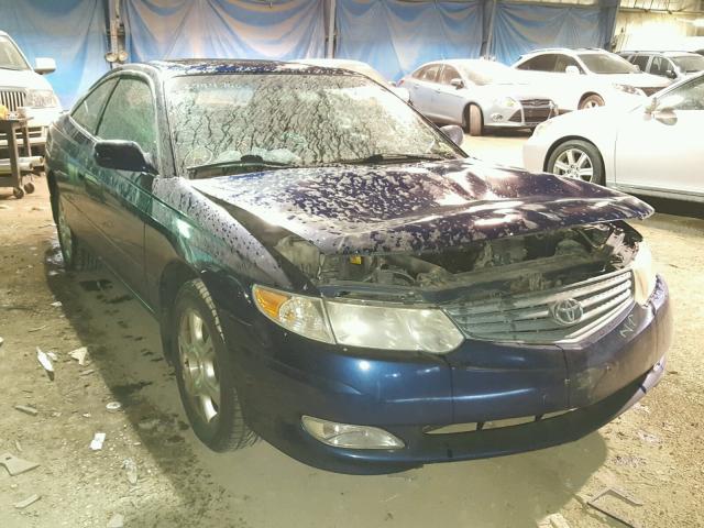 2T1CF22PX3C604831 - 2003 TOYOTA CAMRY SOLA BLUE photo 1