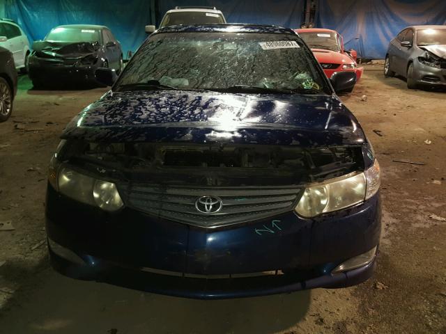 2T1CF22PX3C604831 - 2003 TOYOTA CAMRY SOLA BLUE photo 9