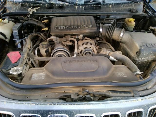 1J8GW68J62C161458 - 2002 JEEP GRAND CHER GRAY photo 7