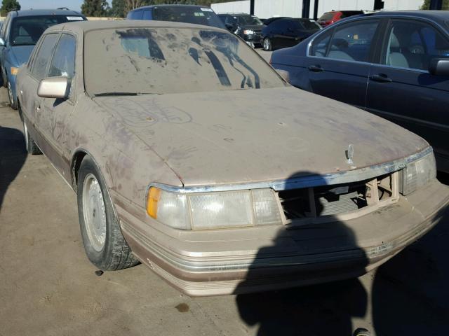 1LNCM9748MY646775 - 1991 LINCOLN CONTINENTA TAN photo 1