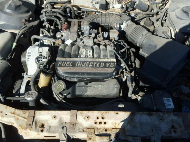 1LNCM9748MY646775 - 1991 LINCOLN CONTINENTA TAN photo 7