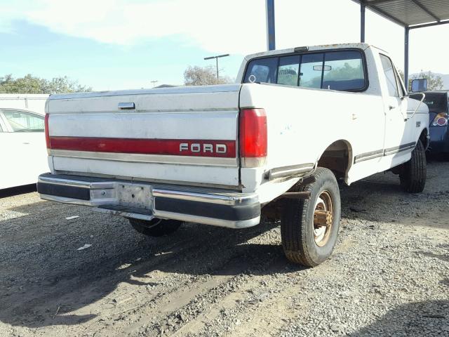 1FTHF26GXMKA30781 - 1991 FORD F250 WHITE photo 4