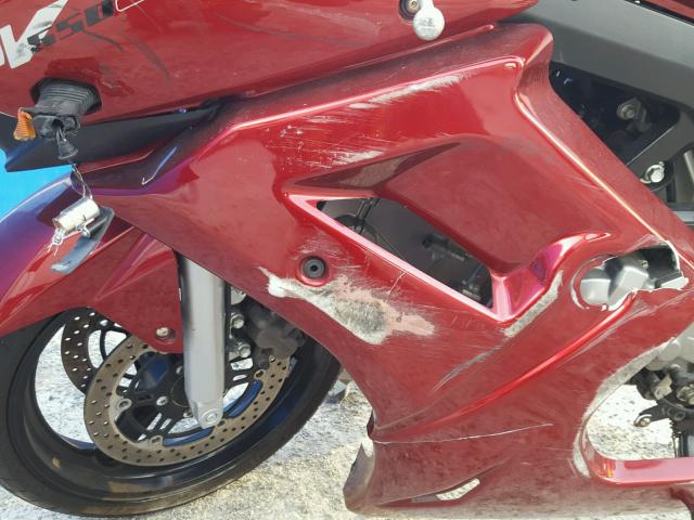 JS1VP53AX72104362 - 2007 SUZUKI SV650 MAROON photo 9