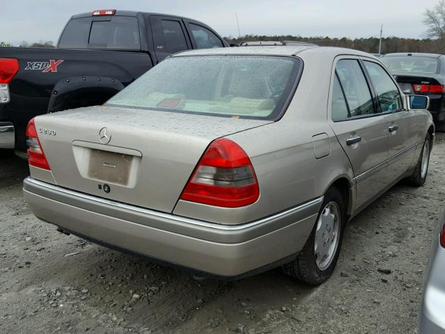 WDBHA23E8VF490290 - 1997 MERCEDES-BENZ C 230 BROWN photo 4