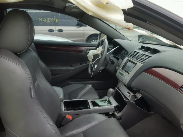 4T1CA30P05U044696 - 2005 TOYOTA CAMRY SOLA SILVER photo 5