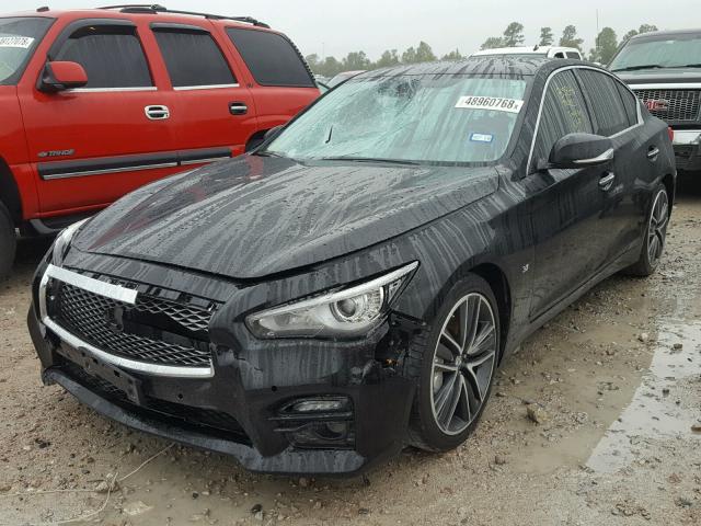 JN1BV7AP1EM690228 - 2014 INFINITI Q50 BASE BLACK photo 2