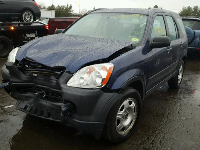 SHSRD78575U343720 - 2005 HONDA CR-V LX BLUE photo 2