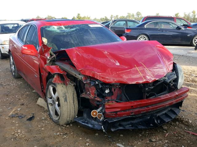 2G2WC55C561243760 - 2006 PONTIAC GRAND PRIX წითელი ფოტო 1