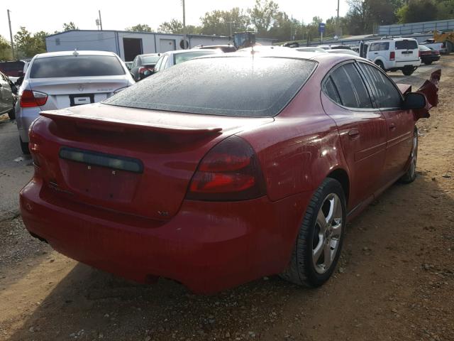 2G2WC55C561243760 - 2006 PONTIAC GRAND PRIX წითელი ფოტო 4