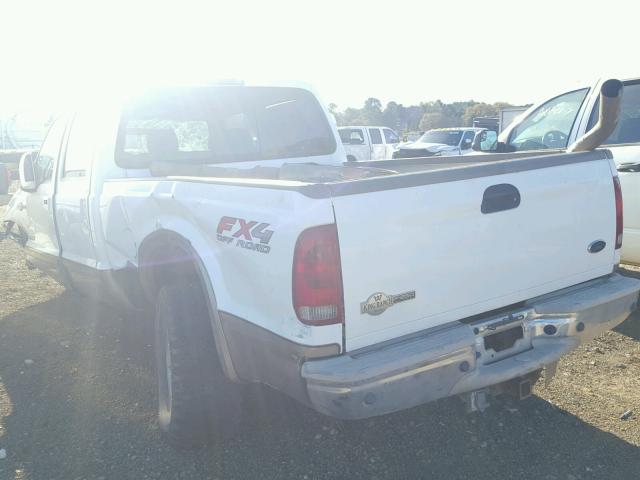 1FTNW21P24ED23129 - 2004 FORD F250 SUPER WHITE photo 3