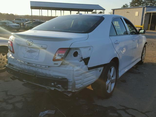 4T1BF3EK9AU502515 - 2010 TOYOTA CAMRY BASE WHITE photo 4