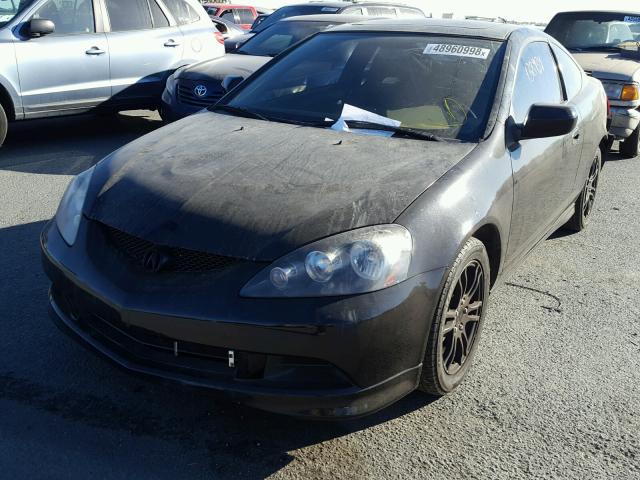 JH4DC54866S001896 - 2006 ACURA RSX BLACK photo 2