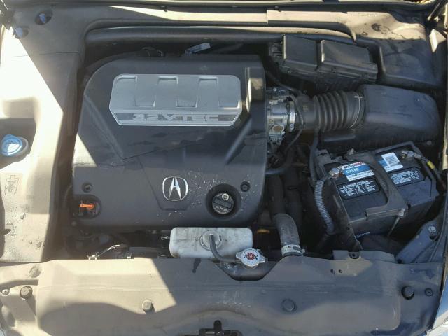 19UUA66267A034086 - 2007 ACURA TL GRAY photo 7