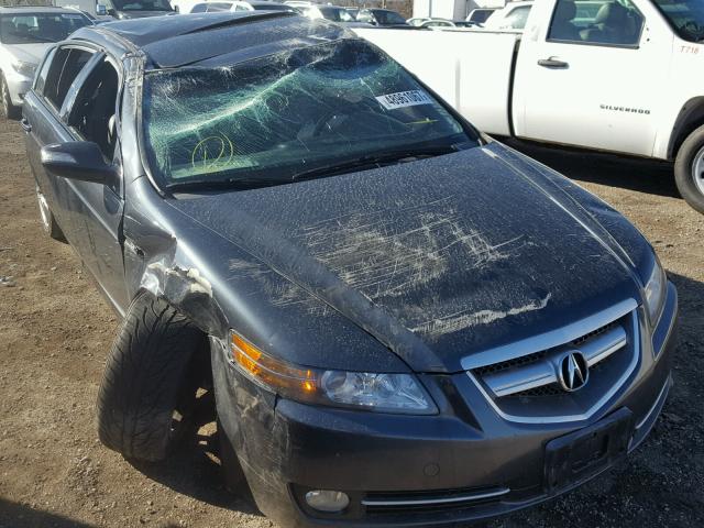 19UUA66267A034086 - 2007 ACURA TL GRAY photo 9