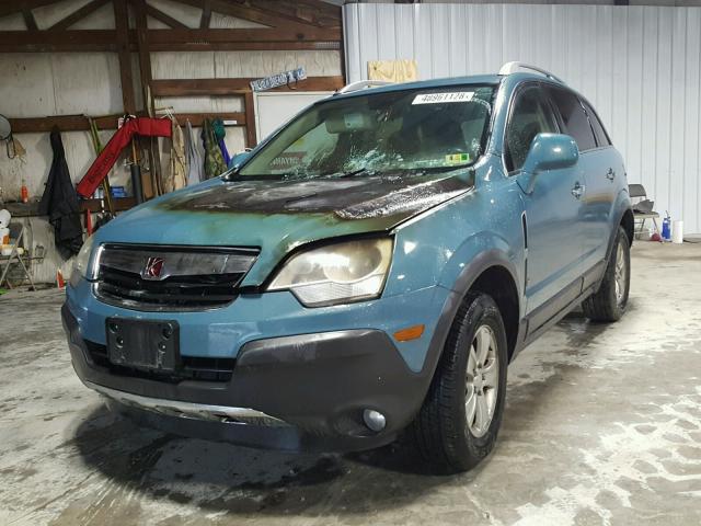 3GSDL43N58S607804 - 2008 SATURN VUE XE TEAL photo 2