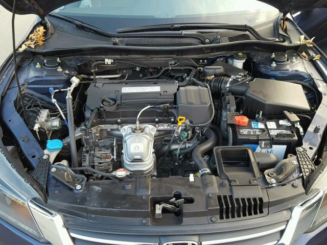 1HGCR2F34FA266898 - 2015 HONDA ACCORD LX BLUE photo 7