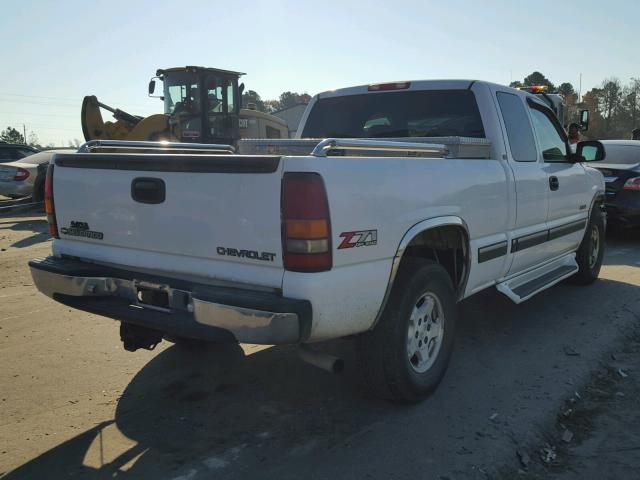 1GCEK19T81E109328 - 2001 CHEVROLET SILVERADO WHITE photo 4