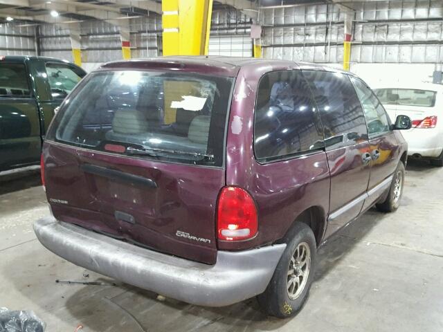 2B4FP2535WR730745 - 1998 DODGE CARAVAN PURPLE photo 4