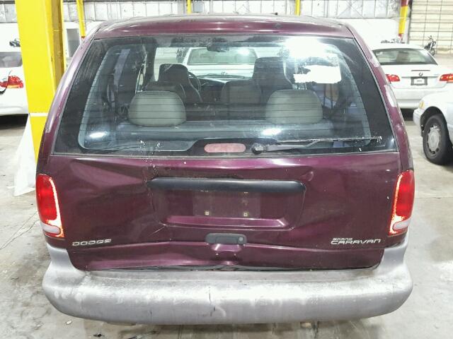 2B4FP2535WR730745 - 1998 DODGE CARAVAN PURPLE photo 9