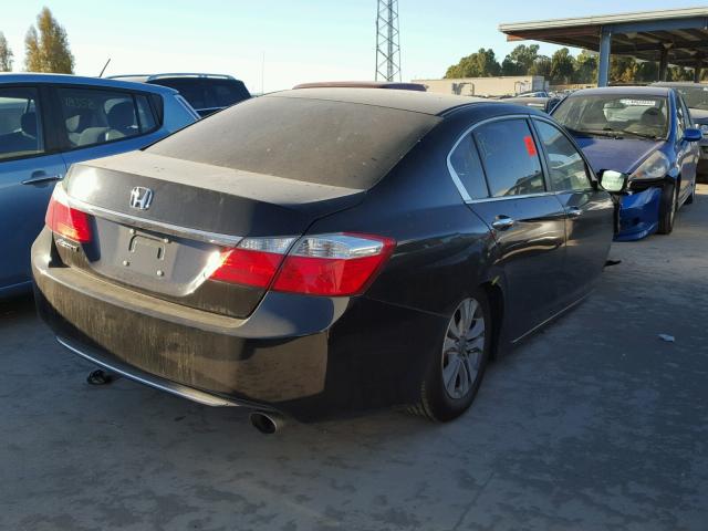 1HGCR2F31EA170824 - 2014 HONDA ACCORD LX BLACK photo 4