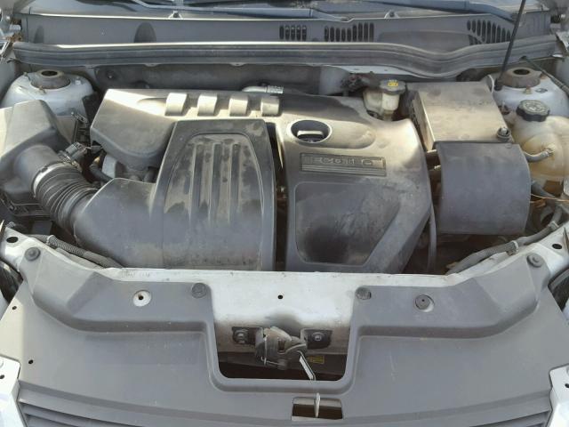 1G1AK58F487258909 - 2008 CHEVROLET COBALT LS SILVER photo 7