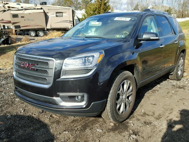 1GKKVRKD5EJ250340 - 2014 GMC ACADIA SLT BLACK photo 2