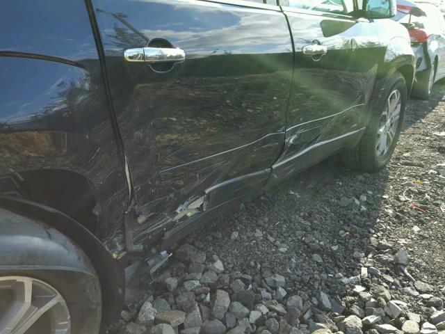 1GKKVRKD5EJ250340 - 2014 GMC ACADIA SLT შავი ფოტო 9