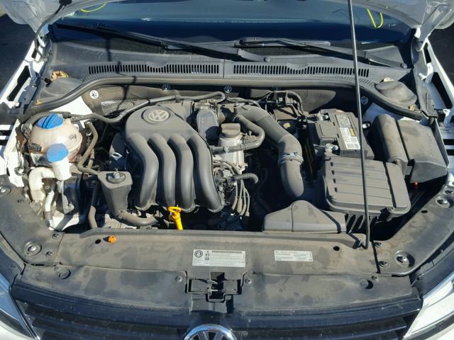 3VW2K7AJ2DM206357 - 2013 VOLKSWAGEN JETTA BASE WHITE photo 7