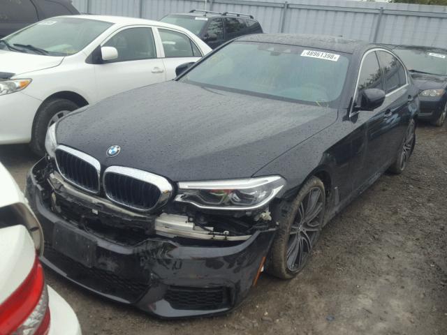 WBAJE7C3XHG889524 - 2017 BMW 540 XI BLACK photo 2