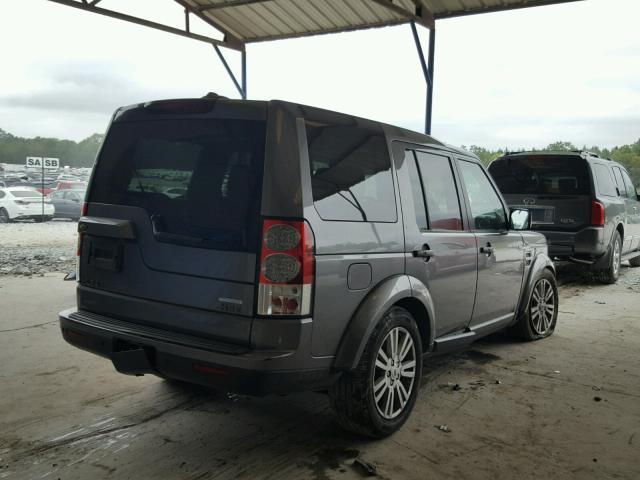 SALAK2D43AA537912 - 2010 LAND ROVER LR4 HSE LU GRAY photo 4