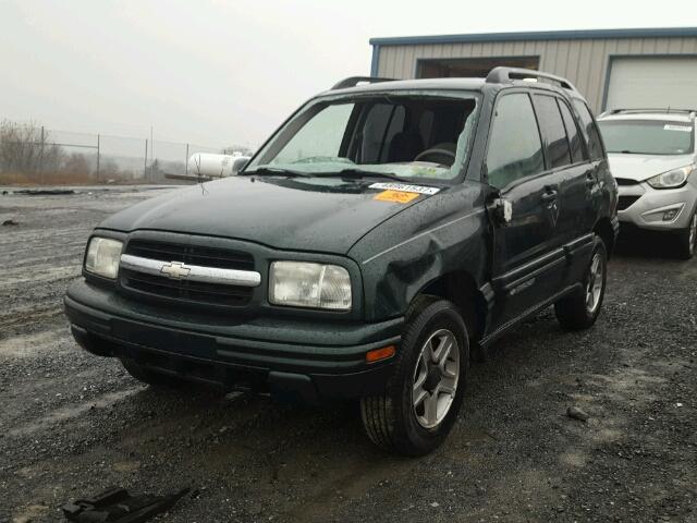 2CNBJ634736907701 - 2003 CHEVROLET TRACKER LT GREEN photo 2