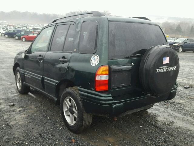 2CNBJ634736907701 - 2003 CHEVROLET TRACKER LT GREEN photo 3