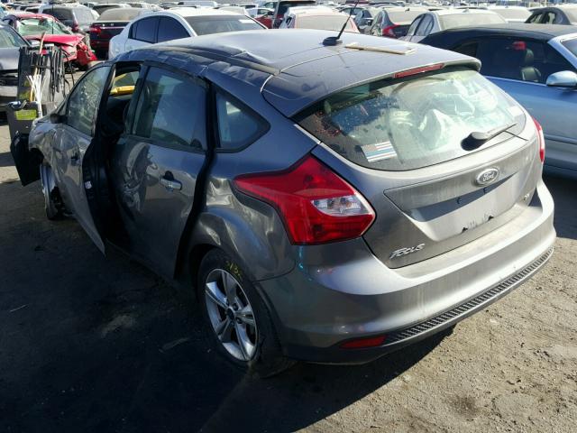 1FADP3K29DL237822 - 2013 FORD FOCUS SE GRAY photo 3