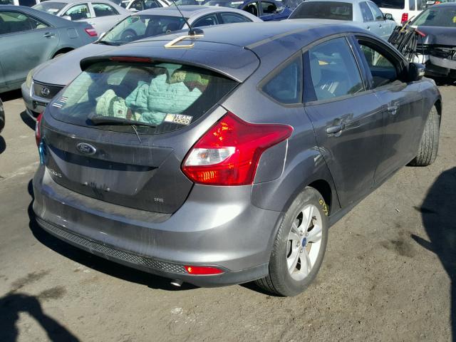 1FADP3K29DL237822 - 2013 FORD FOCUS SE GRAY photo 4