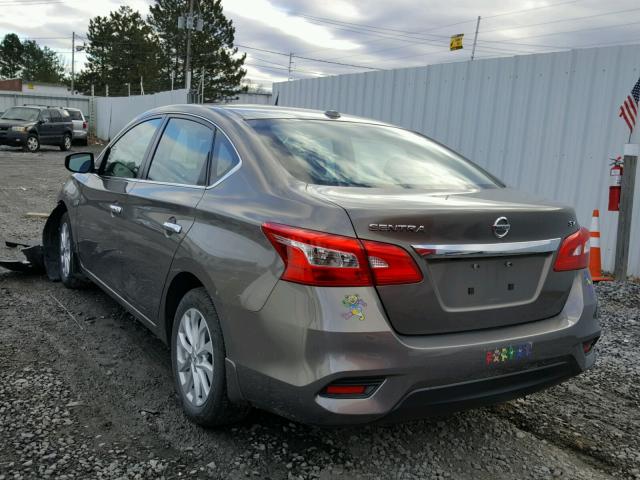 3N1AB7APXGY320836 - 2016 NISSAN SENTRA S GRAY photo 3