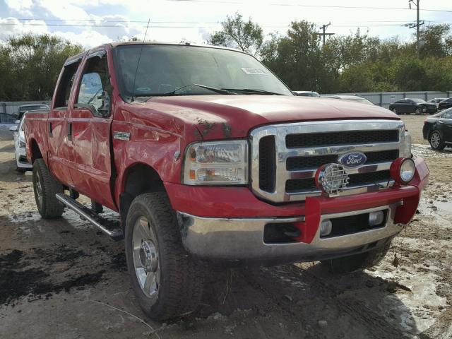 1FTWW31Y06EB63757 - 2006 FORD F350 SRW S RED photo 1