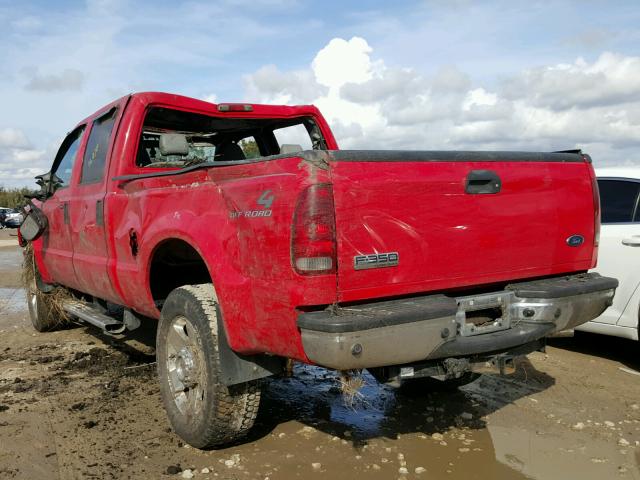 1FTWW31Y06EB63757 - 2006 FORD F350 SRW S RED photo 3