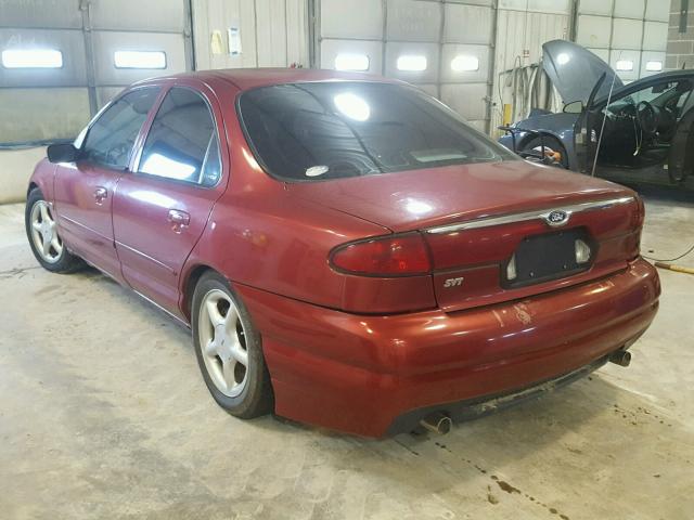 1FALP68GXWK137687 - 1998 FORD CONTOUR SV RED photo 3