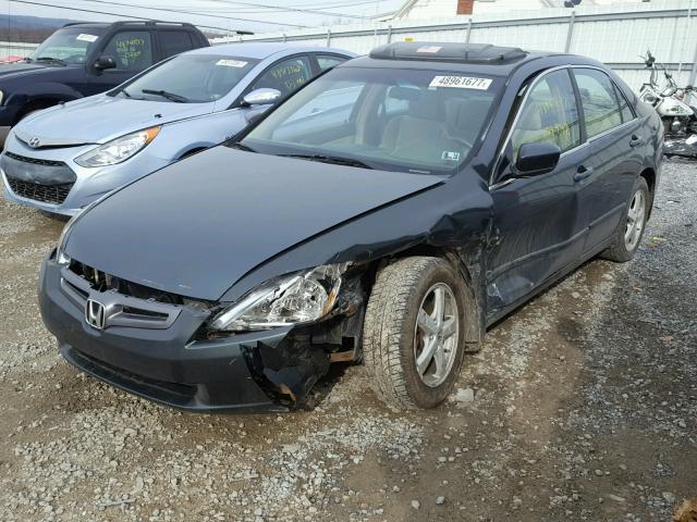 1HGCM56624A012100 - 2004 HONDA ACCORD EX GREEN photo 2