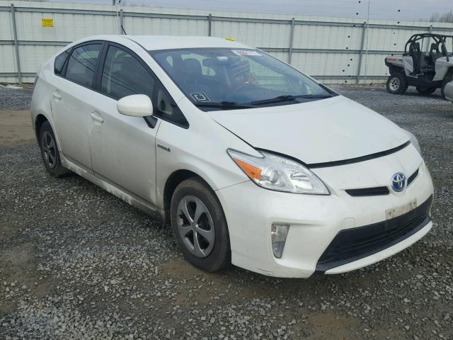 JTDKN3DU0C1524353 - 2012 TOYOTA PRIUS WHITE photo 1