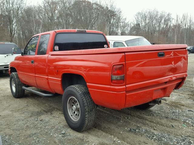 3B7HF13Y8VG802467 - 1997 DODGE RAM 1500 RED photo 3